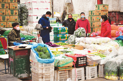 山西太原 蔬菜貨源充足，農副產品供銷兩旺